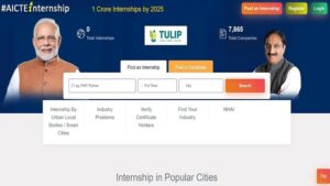 AICTE TULIP Internship 2020 Online Application Form at internship.aicte-india.org